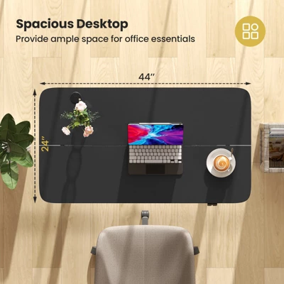 Costway Electric Standing Desk Height Adjustable Sit To Stand Computer Workstation Home Office - Image 7