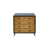 Payton Mid-Century Wood Lateral File Storage File Drawer Black - Martin Furniture