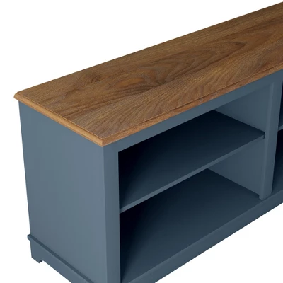 58" Modern Style TV Stand For TVs Up To 65" Navy - Festivo - Image 3