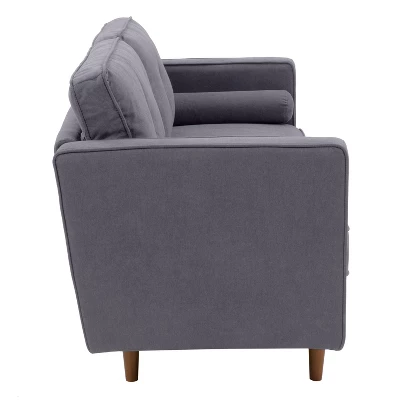 Mulberry Fabric Upholstered Modern Sofa - CorLiving - Image 3