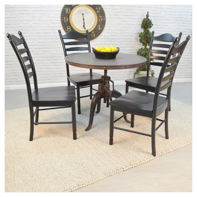 Mundra Adjustable Crank Dining Table - Carolina Cottage - Image 2