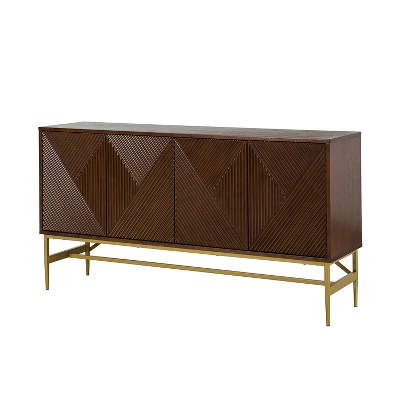 Uirich 65'' Wide Modern Sideboard Storage Cabinet With Adjustable Shelves| KARAT HOME - Image 11