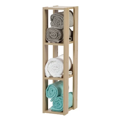 IRIS USA Rack 3-Shelf Open Wood Shelving Unit - Image 2