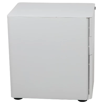 Flash Furniture Modern 3-Drawer Mobile Locking Filing Cabinet With Anti-Tilt Mechanism And Hanging Drawer For Legal & Letter Files - Image 11