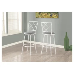 Set Of 2 Metal Armless Barstool - EveryRoom