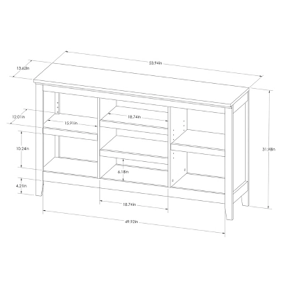 32" Carson Horizontal Bookcase With Adjustable Shelves - Threshold - Image 3