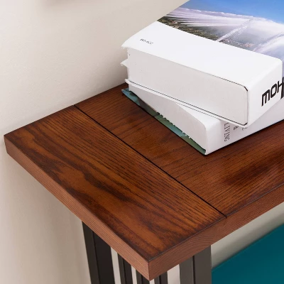 Ironcraft Hall Stand - Mission Oak - Leick Home - Image 6