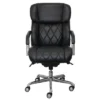 Sutherland Quilted Leather Office Chair With Padded Arms - La-Z-Boy