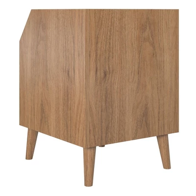 Magnolia End Table Walnut/Black - Novogratz - Image 7