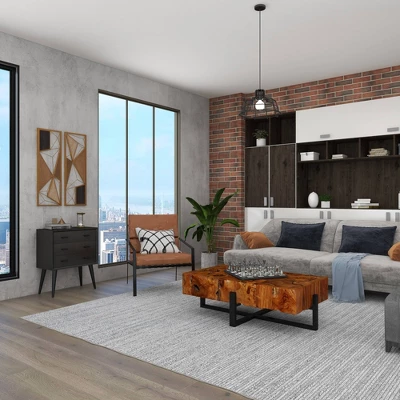 Modern Wooden Chest Black - Olivia & May - Image 11