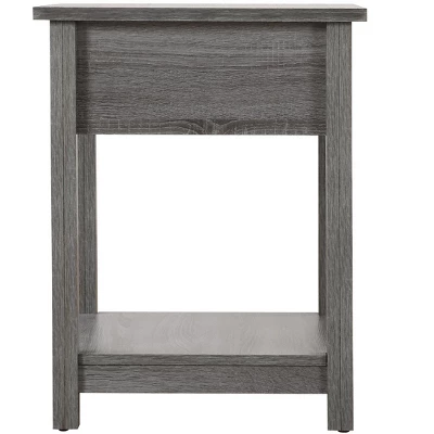 Passion Furniture Salem 1-Drawer Nightstand (24 In. H X 19 In. W X 20 In. D) - Image 3
