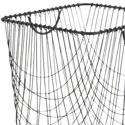 Square Industrial Metal Storage Cart Black CosmoLiving By Cosmopolitan - Image 3