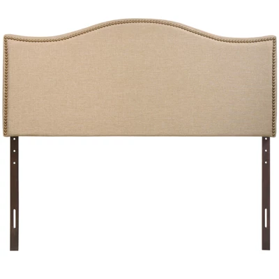 Curl Queen Nailhead Upholstered Headboard - Modway - Image 4