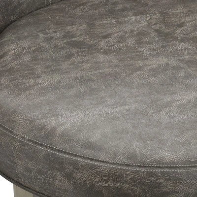 Napa Valley Wood Swivel Counter Height Barstool Aged Gray/Charcoal - Hillsdale Furniture - Image 8